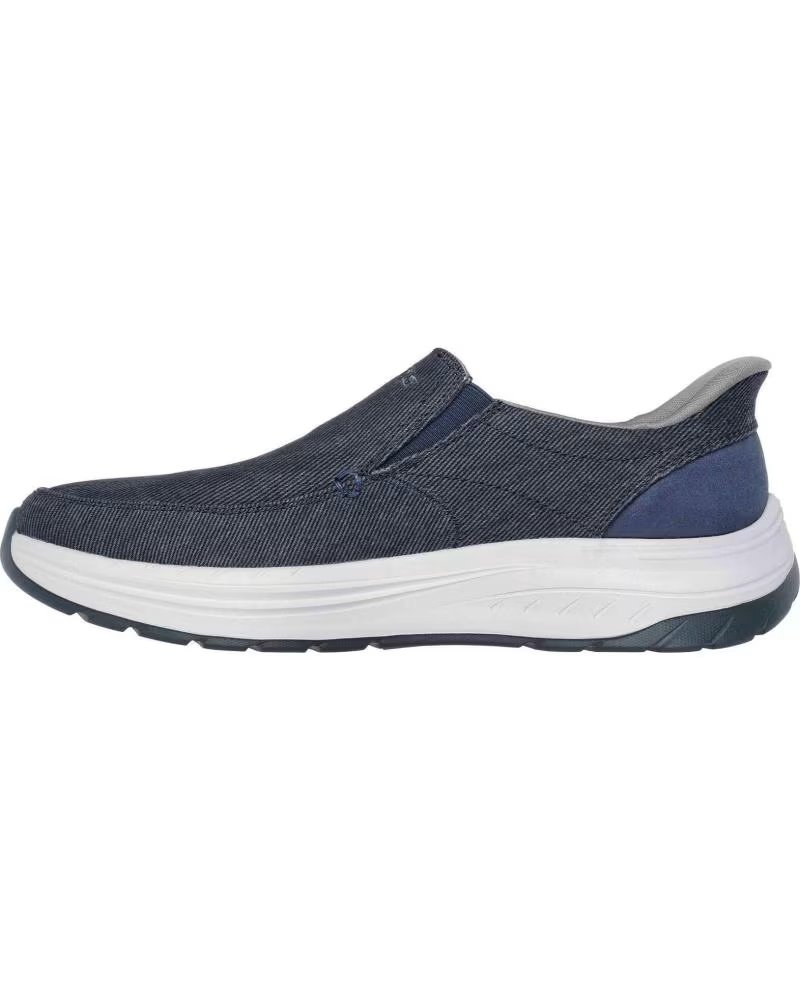 SKECHERS ZAPATILLAS HOMBRE MODELO SLIP-INS DECKLAN GULLIVER COLOR AZU NVY