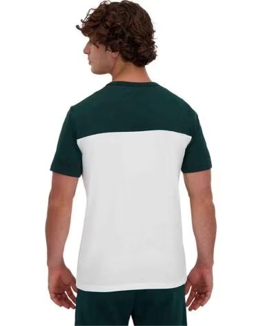 LE COQ SPORTIF LE COQ SPORTIF HERREN T-SHIRT MIT KURZEN ÄRMELN BLANCO