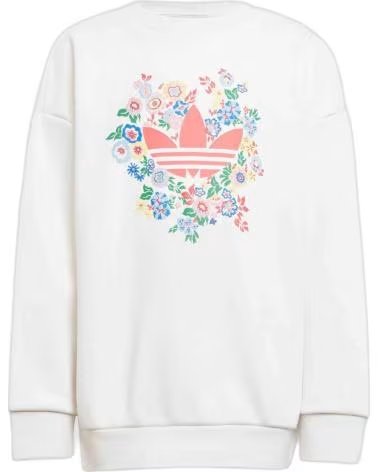 ADIDAS COMPLETO ADIDAS CREW LEG SET PER BAMBINA BIANCO BLANCO