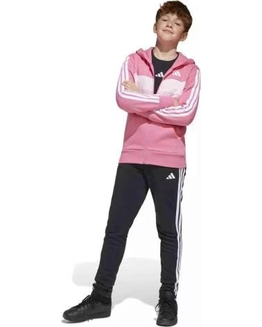 ADIDAS TUTA SPORTIVA ADIDAS 3 RIGHE PER BAMBINO ROSA NAN