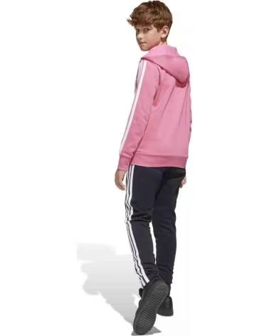 ADIDAS TUTA SPORTIVA ADIDAS 3 RIGHE PER BAMBINO ROSA NAN