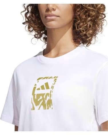ADIDAS CAMISETA ADIDAS W T MET TEE 2 PARA MUJER BLANCO