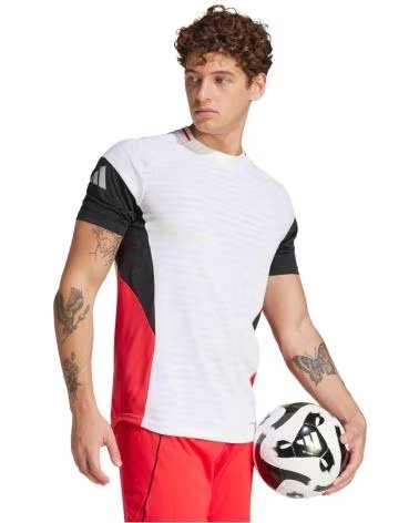 ADIDAS MAGLIETTA DA ALLENAMENTO ADIDAS TIRO25 DA UOMO BIANCA BLANCO