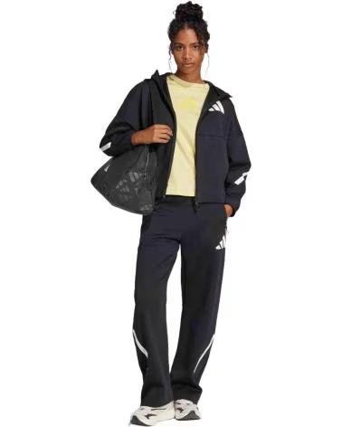 ADIDAS MOLETOM COM CAPUZ ADIDAS W Z N E FZ FEMININO NEGRO