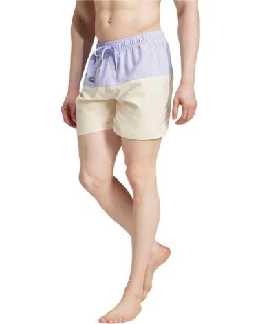 ADIDAS COSTUME DA BAGNO ADIDAS DA UOMO, COLORE BEIGE E BLU BEIGE