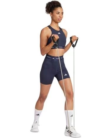 ADIDAS PANTALON CORTO EN PARA MUJER AZUL