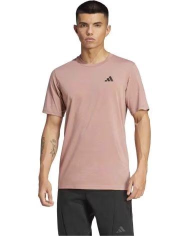 ADIDAS CAMISETA ADIDAS MANGA CORTA HOMBRE MARRÓN MARRON