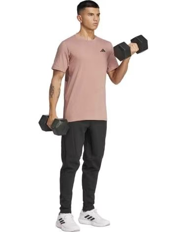 ADIDAS CAMISETA ADIDAS MANGA CORTA HOMBRE MARRÓN MARRON