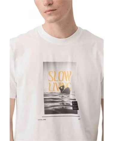 TIFFOSI CAMISETA TIFFOSI DE MANGA CURTA COM ESTAMPA GRÁFICA MASCULINA BLANCO