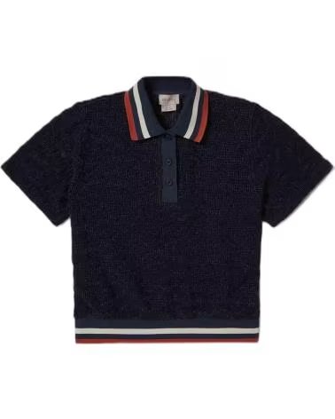 BRIXTON POLO A MANICHE CORTE BRIXTON DA DONNA AZUL