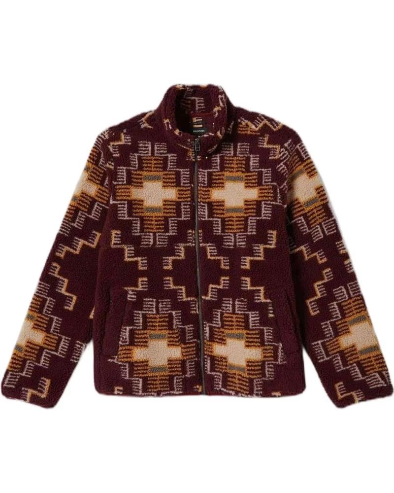 BRIXTON GIACCA BRIXTON DA UOMO CON DESIGN GEOMETRICO ROJO