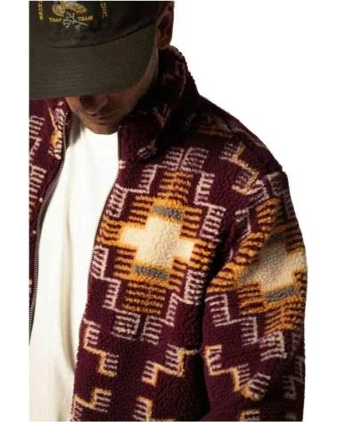 BRIXTON GIACCA BRIXTON DA UOMO CON DESIGN GEOMETRICO ROJO