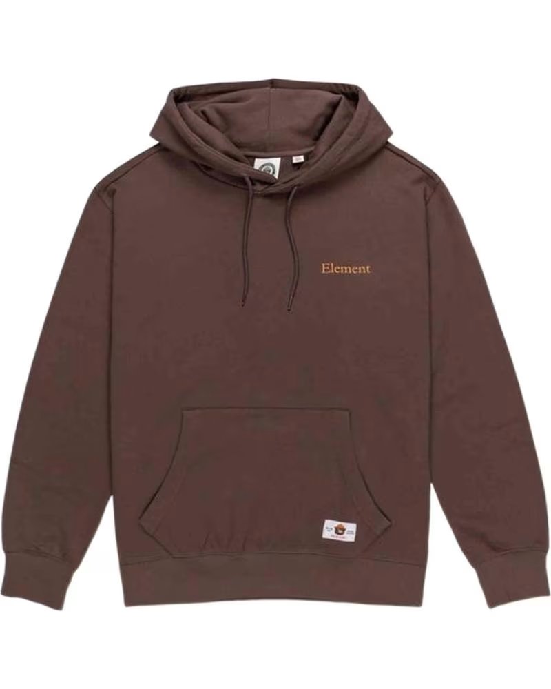 ELEMENT ELEMENT SUDADERA CON CAPUCHA "SMOKEY BEAR" MARRON