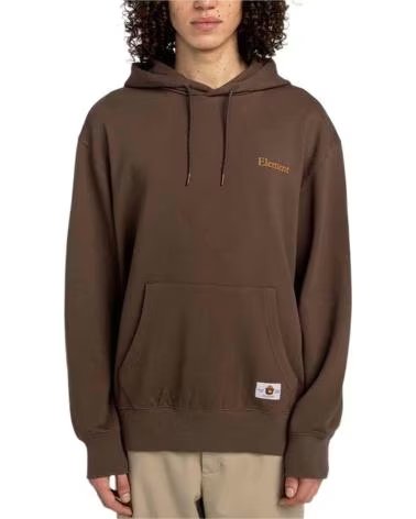 ELEMENT ELEMENT SUDADERA CON CAPUCHA "SMOKEY BEAR" MARRON