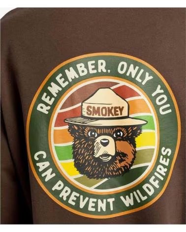 ELEMENT ELEMENT SUDADERA CON CAPUCHA "SMOKEY BEAR" MARRON