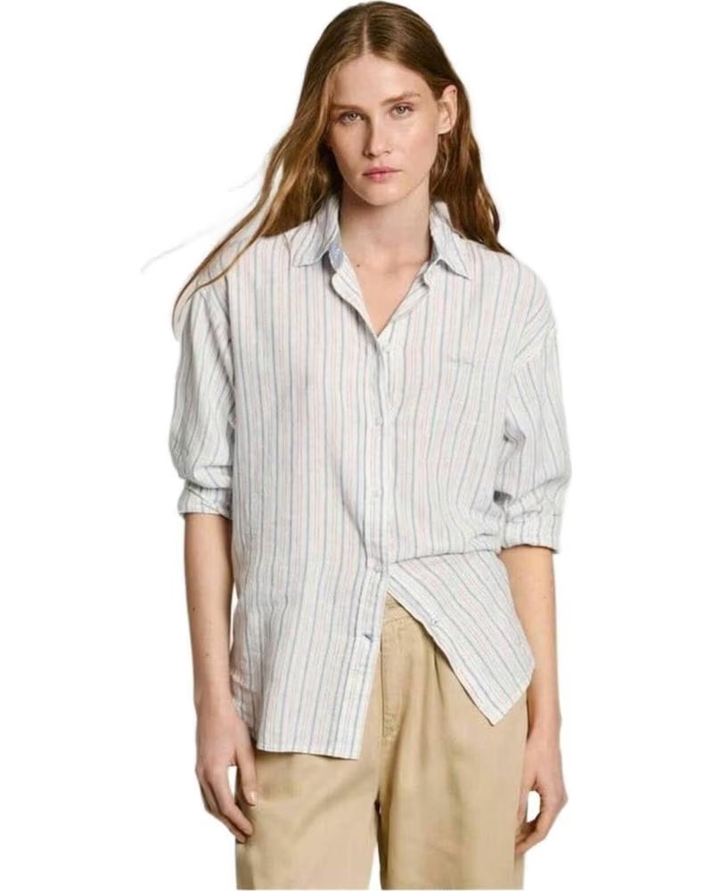 PEPE JEANS GESTREIFTES HEMD VON PEPE JEANS FÜR DAMEN AZUL
