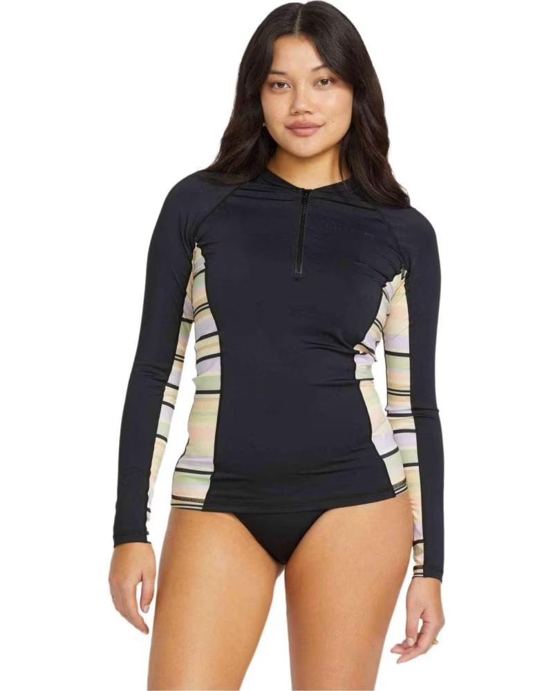 BILLABONG T-SHIRT À MANCHES LONGUES BILLABONG POUR FEMME NEGRO