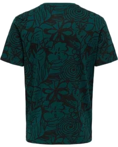 ONLY CAMISETA DE MANGA CORTA SONS EN PARA HOMBRE AZUL