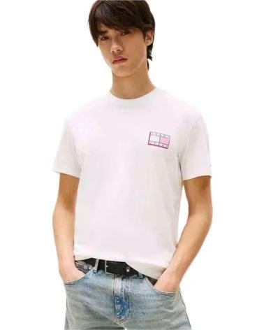 TOMMY HILFIGER CAMISETA DE MANGA CORTA EN PARA HOMBRE BLANCO