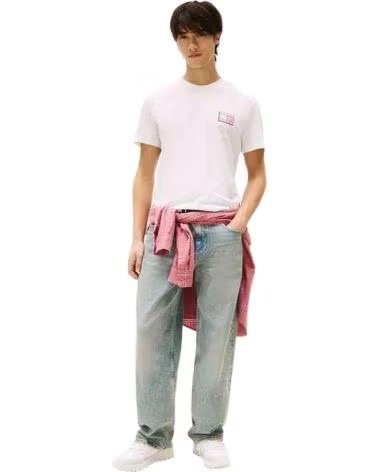 TOMMY HILFIGER CAMISETA DE MANGA CORTA EN PARA HOMBRE BLANCO