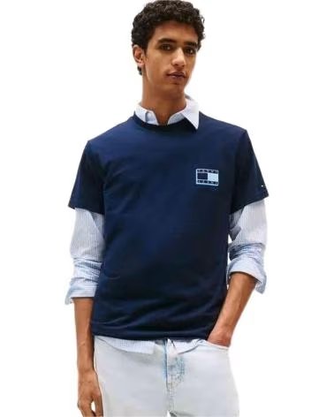 TOMMY HILFIGER CAMISETA DE MANGA CORTA EN PARA HOMBRE AZUL
