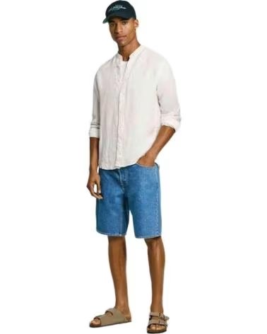 PEPE JEANS CHEMISE PEPE JEANS EN LIN BLANC POUR HOMME BLANCO