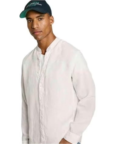 PEPE JEANS CHEMISE PEPE JEANS EN LIN BLANC POUR HOMME BLANCO