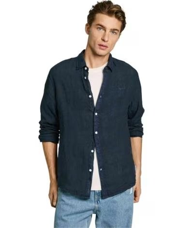 PEPE JEANS PEPE JEANS HERREN LANGARMHEMD IN BLAU AZUL