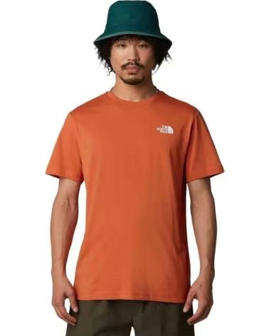 THE NORTH FACE THE NORTH FACE CAMISETA DE MANGA CURTA MASCULINA NARANJA
