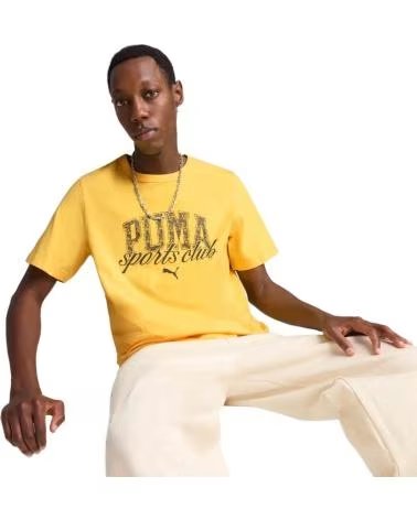 PUMA CAMISETA PUMA MANGA CURTA MASCULINA AMARILLO