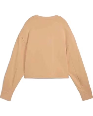 PUMA SUDADERA PUMA ESSENTIALS OVERSIZED MUJER MARRON