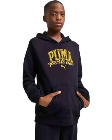 PUMA SWEAT À CAPUCHE PUMA UNISEXE BLEU POUR ENFANT AZUL