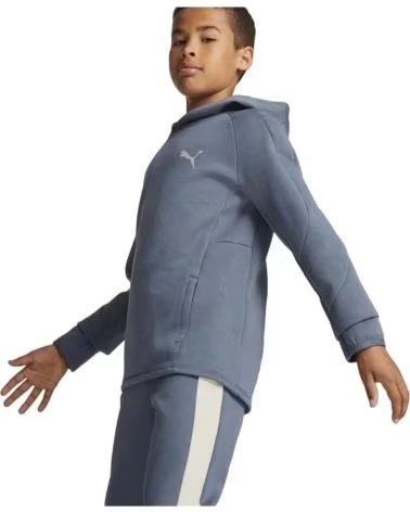 PUMA SWEAT À CAPUCHE PUMA ESSENTIALS LOGO UNISEXE BLEU AZUL