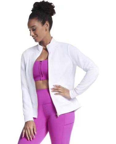 SKECHERS CHAQUETA EN PARA MUJER BLANCO