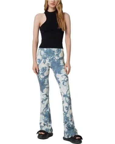 GUESS GUESS PANTALONI PALAZZO DA DONNA CON STAMPA TIE-DYE AZUL