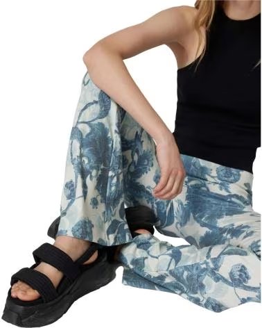 GUESS GUESS PANTALONI PALAZZO DA DONNA CON STAMPA TIE-DYE AZUL
