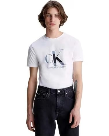CALVIN KLEIN CALVIN KLEIN KURZARM-T-SHIRT MIT CK-LOGO FÜR HERREN BLANCO