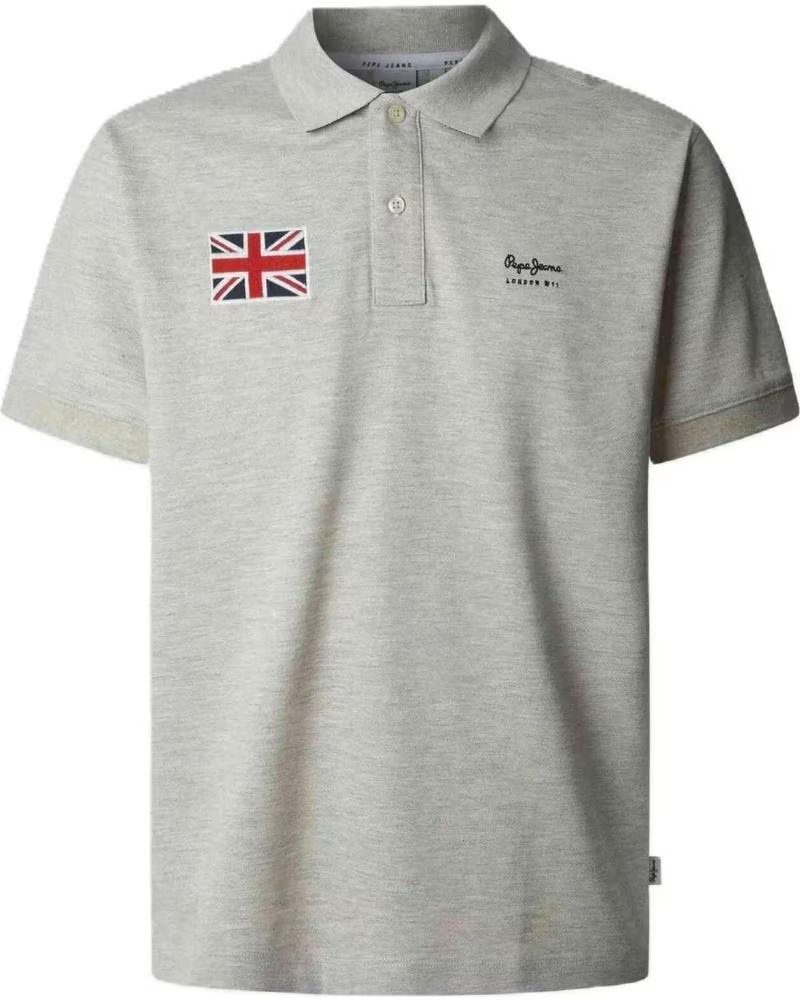 PEPE JEANS POLO DE MANGA CORTA PEPE JEANS PARA HOMBRE GRIS