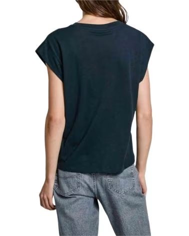 PEPE JEANS CAMISETA PEPE JEANS DE MANGA CORTA CON LOGO PARA MUJER AZUL