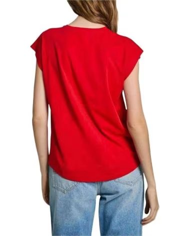 PEPE JEANS CAMISETA DE MANGA CORTA PL506030-255 EN PARA MUJER ROJO