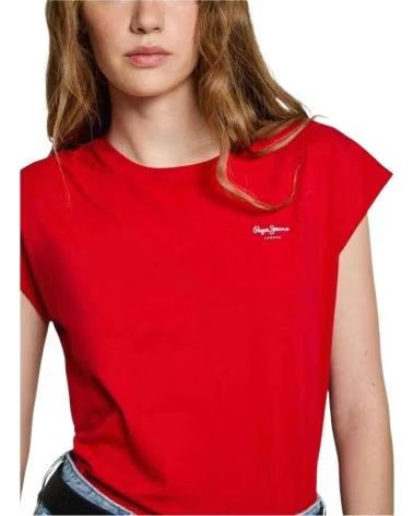 PEPE JEANS CAMISETA DE MANGA CORTA PL506030-255 EN PARA MUJER ROJO