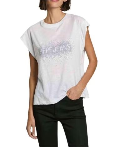 PEPE JEANS CAMISETA DE MANGA CORTA PEPE JEANS PARA MUJER BLANCO