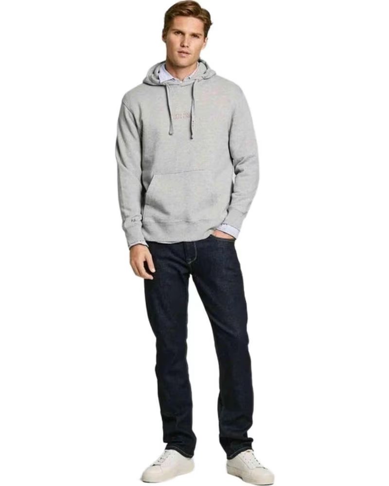 PEPE JEANS FELPA CON CAPPUCCIO PEPE JEANS DA UOMO GRIS