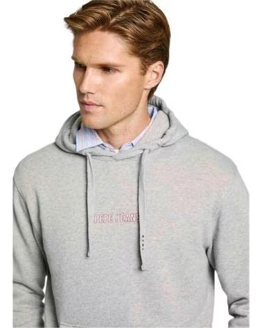 PEPE JEANS FELPA CON CAPPUCCIO PEPE JEANS DA UOMO GRIS