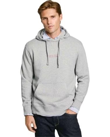 PEPE JEANS FELPA CON CAPPUCCIO PEPE JEANS DA UOMO GRIS