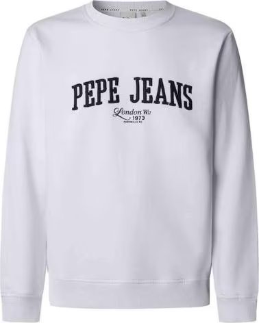 PEPE JEANS PEPE JEANS SWEATSHIRT MIT UNI-LOGO FÜR HERREN BLANCO