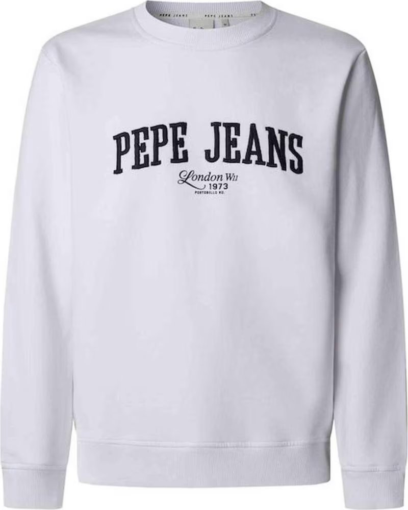 PEPE JEANS PEPE JEANS SWEATSHIRT MIT UNI-LOGO FÜR HERREN BLANCO