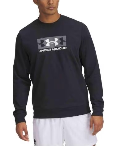UNDER ARMOUR SWEATSHIRT UNDER ARMOUR LOGO BOX POUR HOMME NEGRO