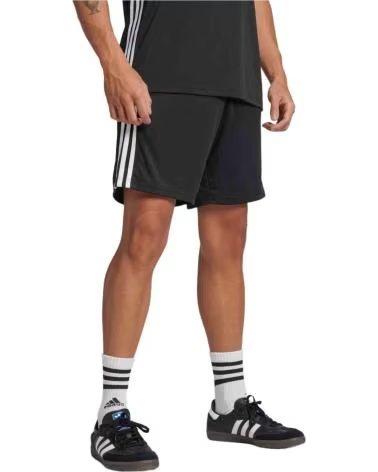 ADIDAS PANTALONCINO ADIDAS ESSENTIALS 3 STRISCE UOMO NERO NEGRO