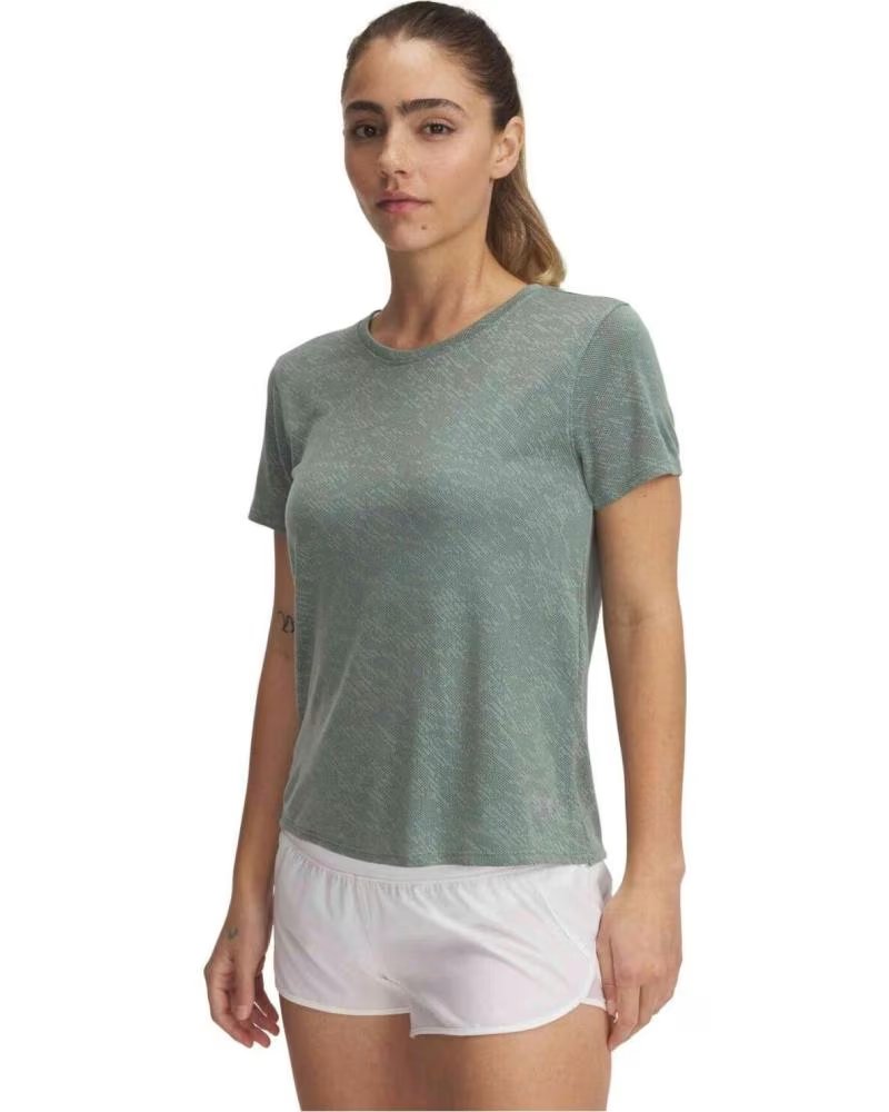 UNDER ARMOUR CAMISETA DE MANGA CORTA EN PARA MUJER VERDE